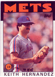 1986 Topps Baseball Cards      520     Keith Hernandez